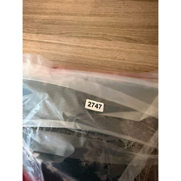 Vtg Eddie Bauer Holiday Deer Wool Cardigan Sweater Green Red Fair Isle L* - Picture 11 of 11